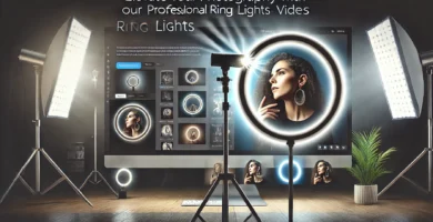 Aro de Luz Profesional para Fotografía en Estudio y Exteriore