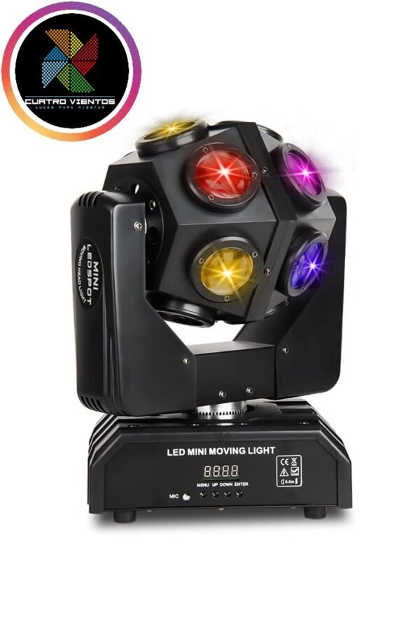CABEZA MOVIL DISCO BALL LED 120W