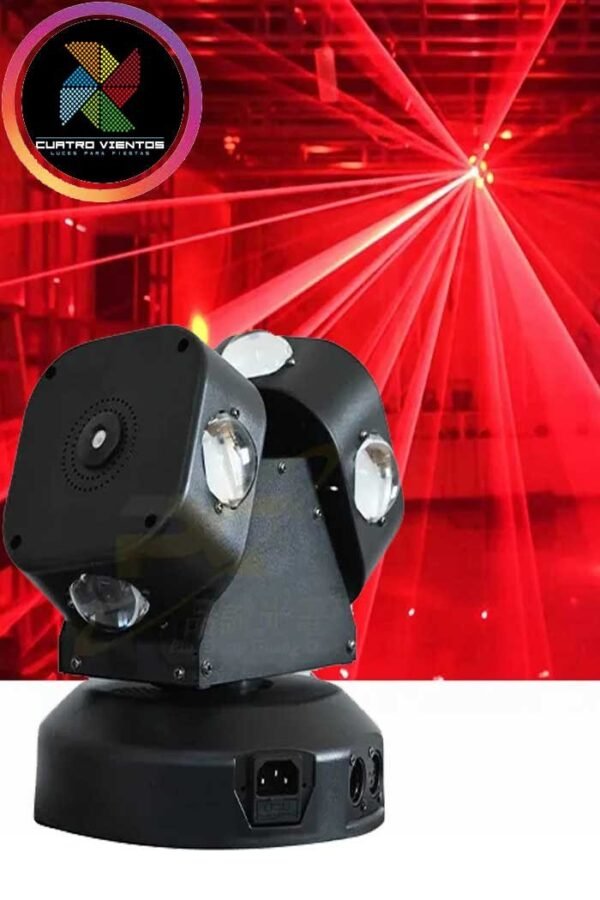 Cabeza móvil Led Rotation square 4V