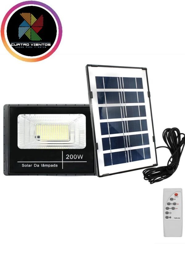 FOCOS solares LED 200W Luz solar para Cobertizo