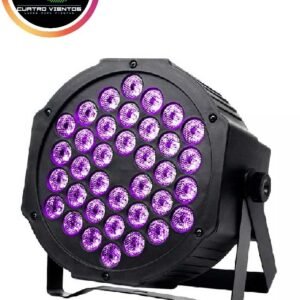 Foco 36 Led Uv Negro Luz Dmx Fiesta Fluor
