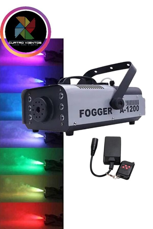 Generador de humo con LED de 1200W
