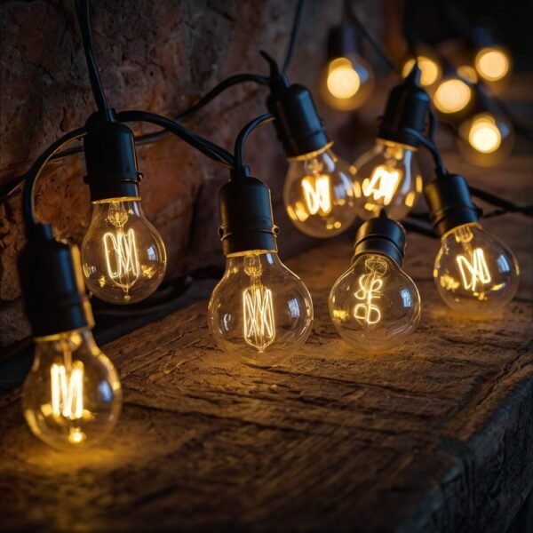 Guirnalda de luces 15 Metros con 30 Ampolletas led Vintage