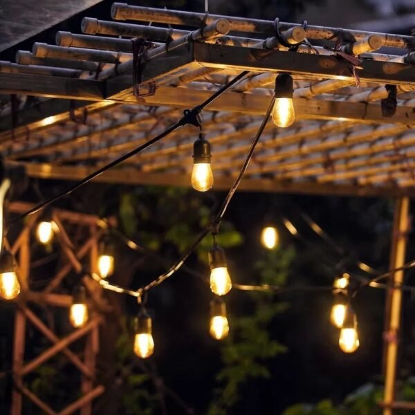 Guirnalda de luces 10 Metros con 20 Ampolletas led Vintage