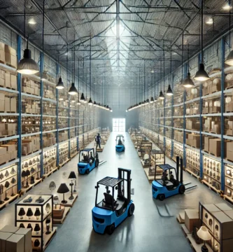 Lámparas de techo LED para iluminación de bodegas industriales