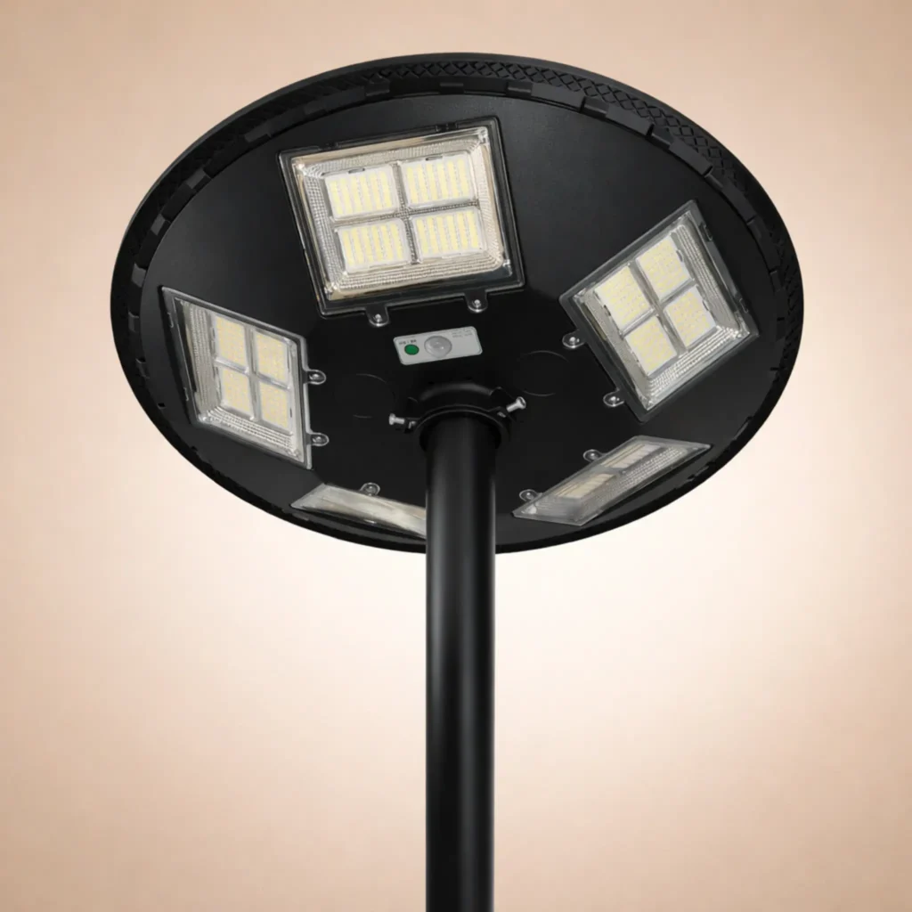 luces solares para plazas 800w foco solar led para postes iluminacion exterior potente