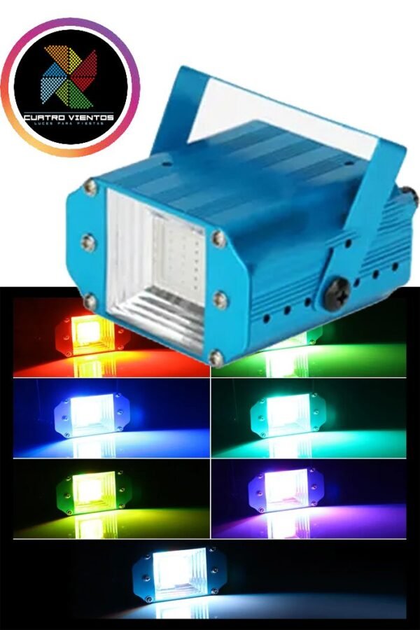 Luz Estroboscópica Rítmico Colores 20W
