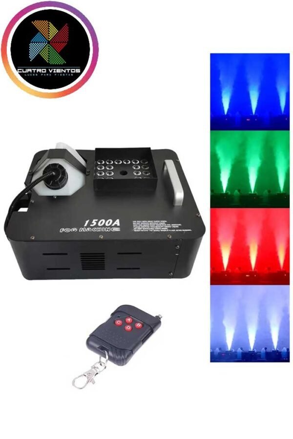 MAQUINA DE HUMO VERTICAL LED DMX 1500W