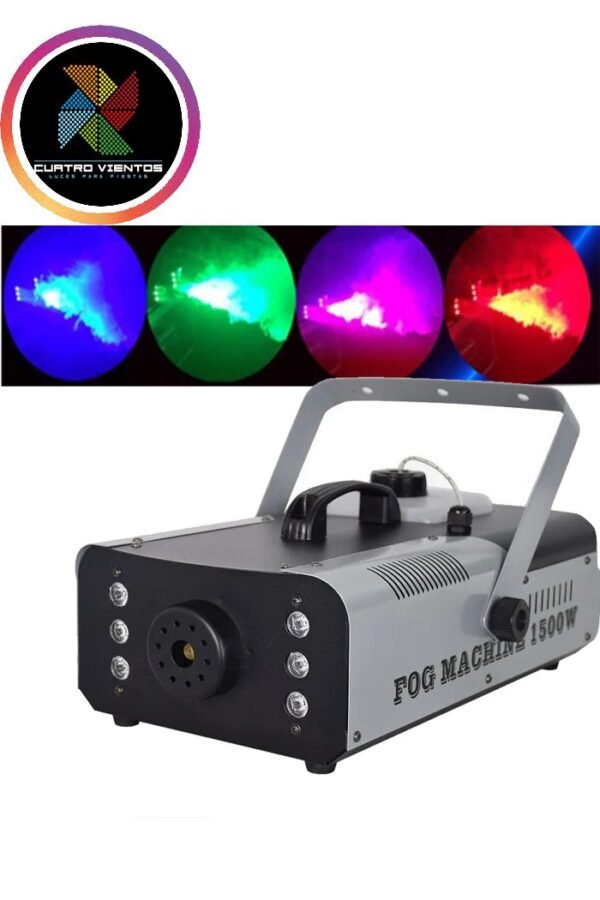 Maquina Generador de humo Artificial con LED 1500W