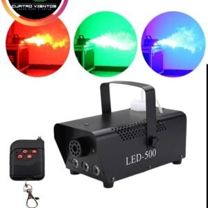 Maquina de Humo Chica con led 500W