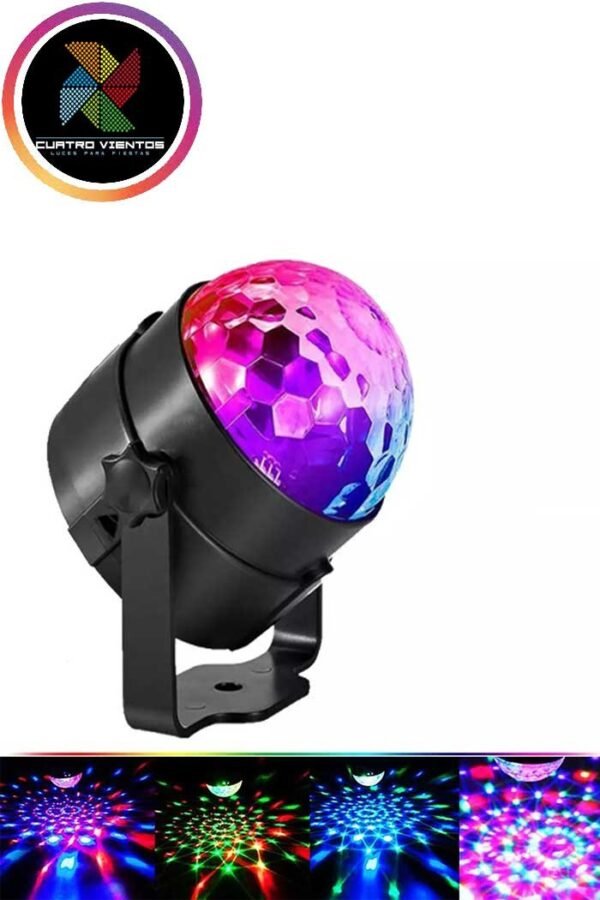 Mini Bola Disco de Luces Led 18W