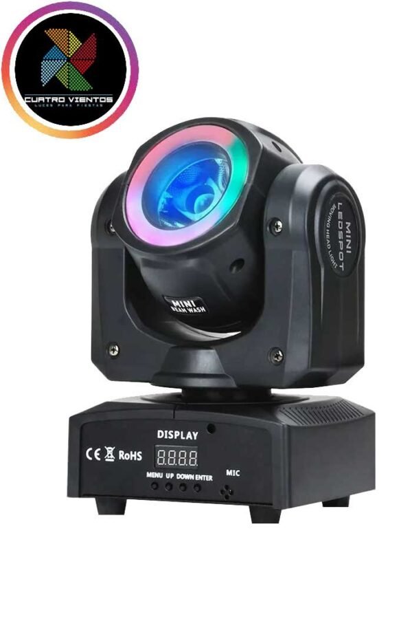 ROBOTIZADO CABEZAL MOVIL LED BEAM 60W CON ARO LED