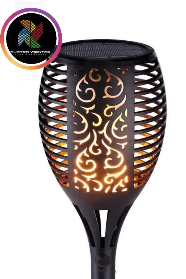 luces solares para jardines exteriores Antorcha 4V