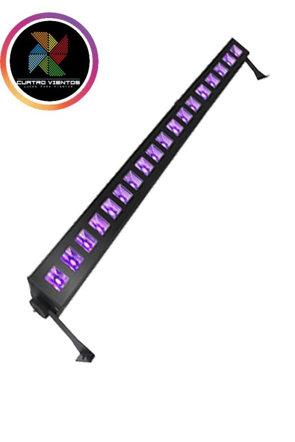 luz ultravioleta para fiesta flúor Barra 18 LED¨s