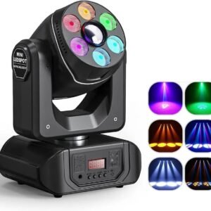 cabeza movil led spot 80w wasch