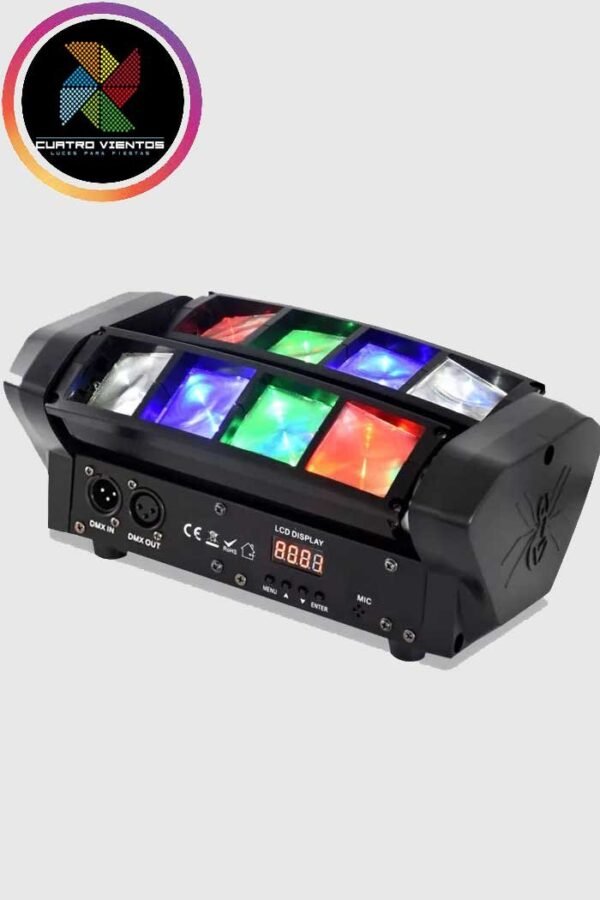 LUCES MINI SPIDER Beam 8x3W