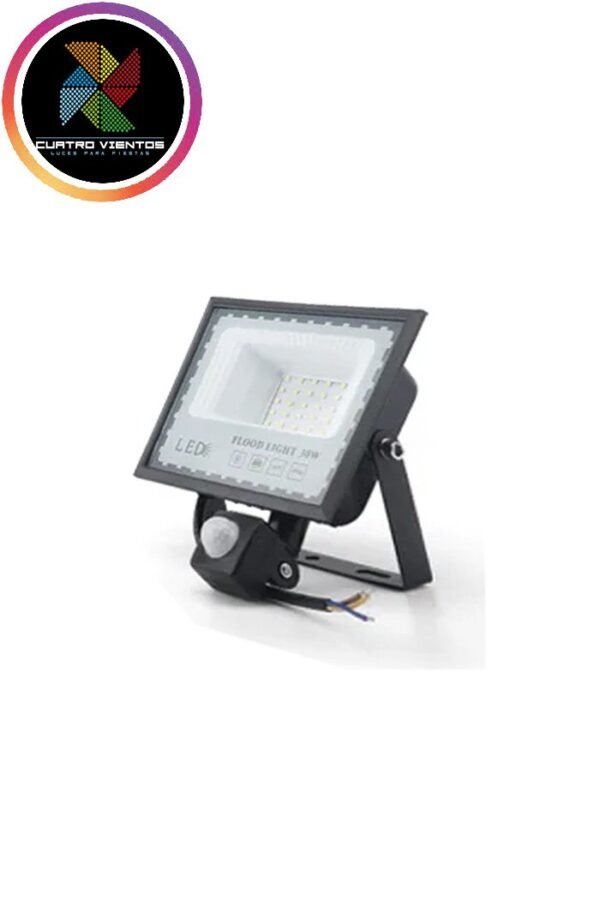 foco led con sensor de movimiento 30w
