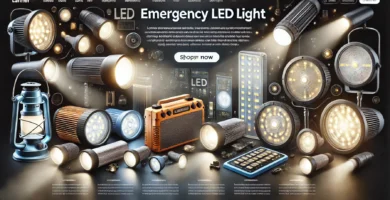 Lámpara de Emergencia Recargable LED – Iluminación Segura y Eficiente para el Hogar