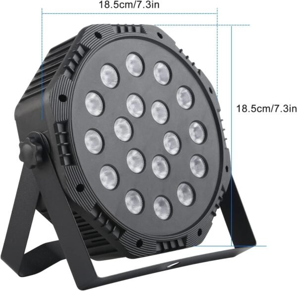 luces de colores fiestas 18 led