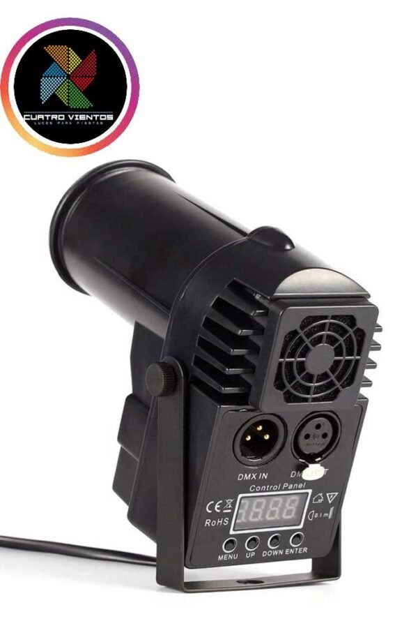 luces para esferas disco espejos 12W RGBW
