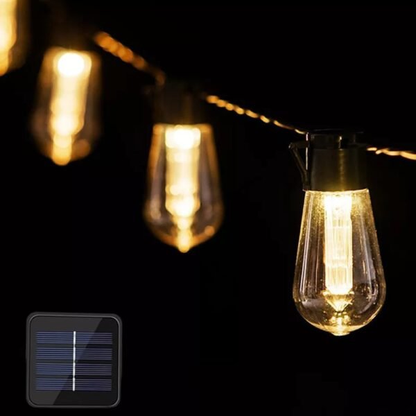 luces decorativas terraza solares 10 Ampolletas Led