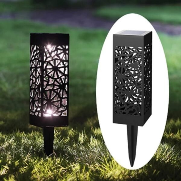 luces solares para jardín Jarron