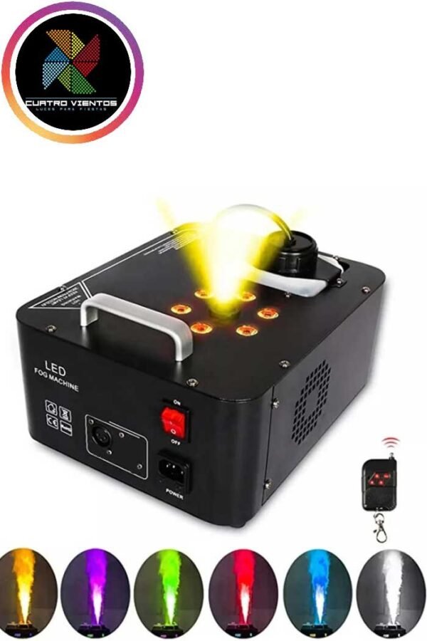 maquina de humo vertical led 1000w