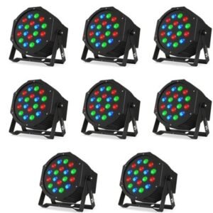 pack 8 focos 18 leds