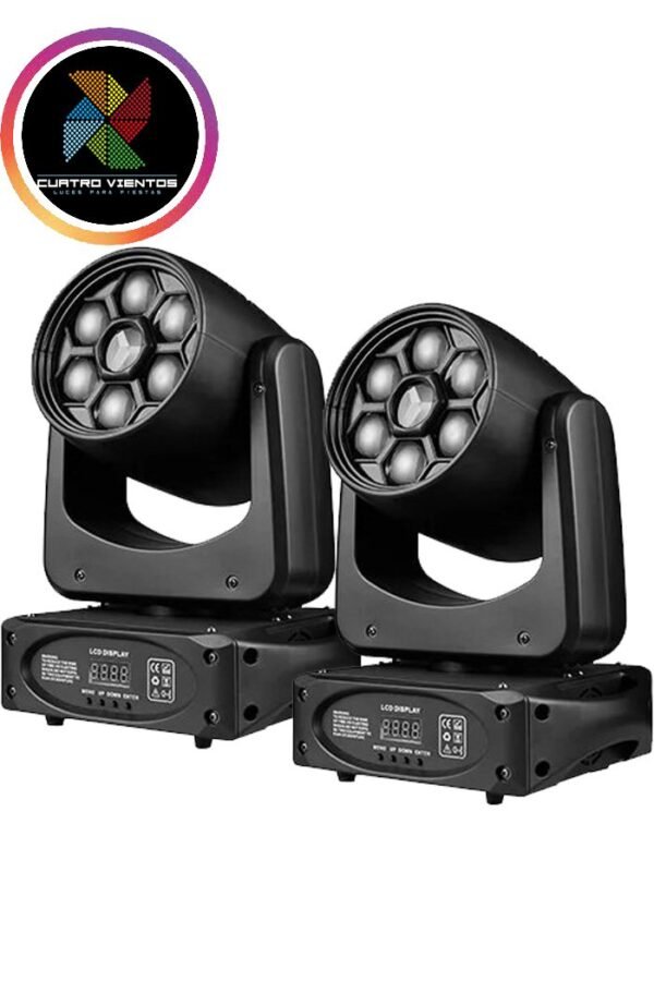 pack Cabeza Móvil LED 80W Bee Eyes + LED Spot