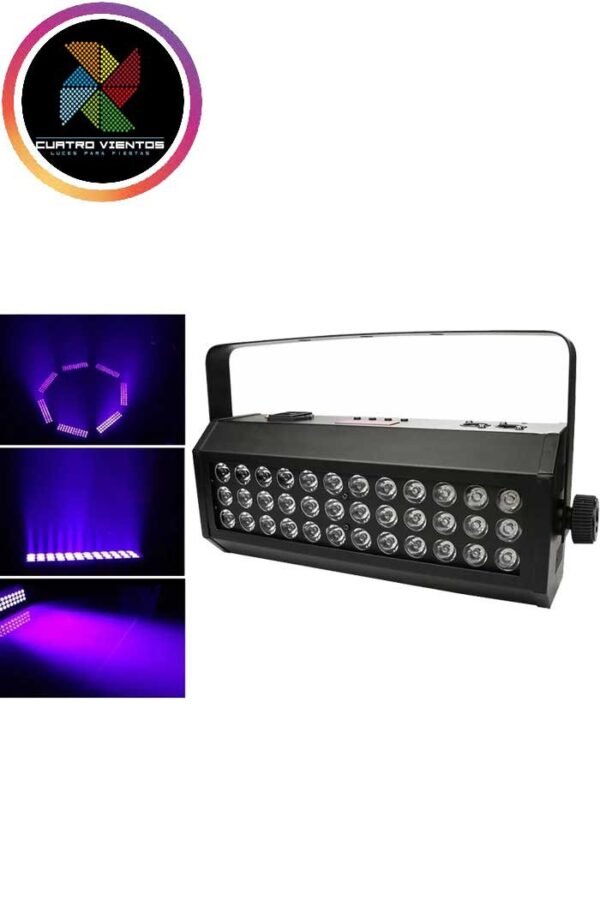 paleta para fiesta fluor 36 LED´S 3W