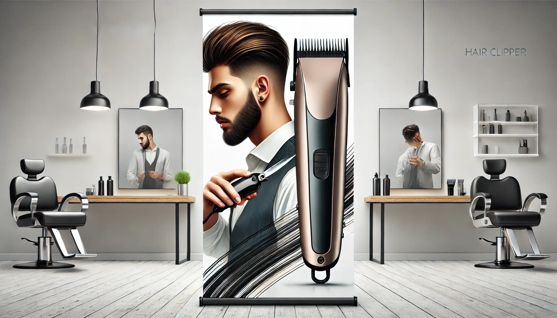 Máquina de cortar pelo profesional en uso para cortes precisos.