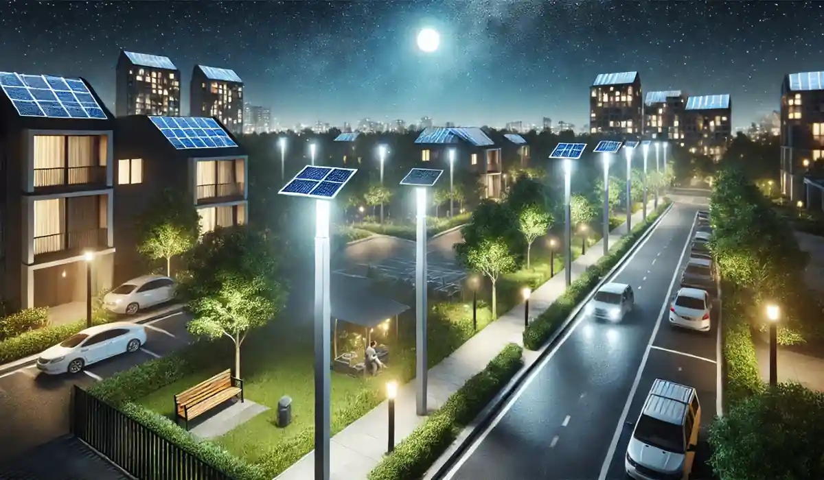 iluminacion solar para postes y parcelas con postes led exteriores potentes