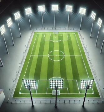 Iluminación LED para Cancha de Fútbol 11 - Ejemplo Práctico