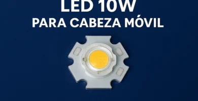 Chip LED de 10W montado en estrella, ideal como repuesto para cabezas móviles de iluminación