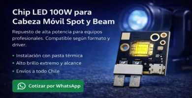Chip LED 100W para cabeza móvil Spot y Beam