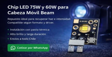 Chip LED Beam 75W y 60W para cabeza móvil