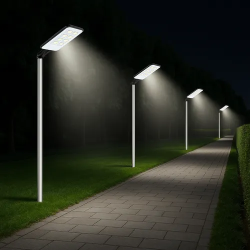 Focos solares potentes para parcelas y exteriores