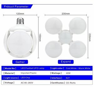 40W luz blanca