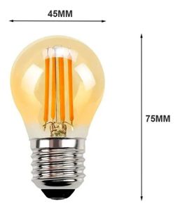 Ampolleta luz cálida 4W E27