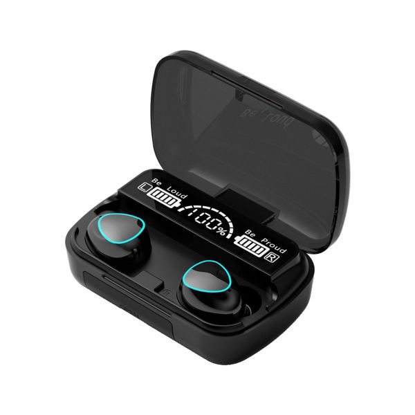 Auriculares Bluetooth con soporte y anillo luminoso de carga 800 mAh