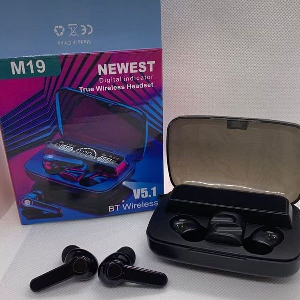 Auriculares Bluetooth con soporte y anillo luminoso de carga 800 mAh