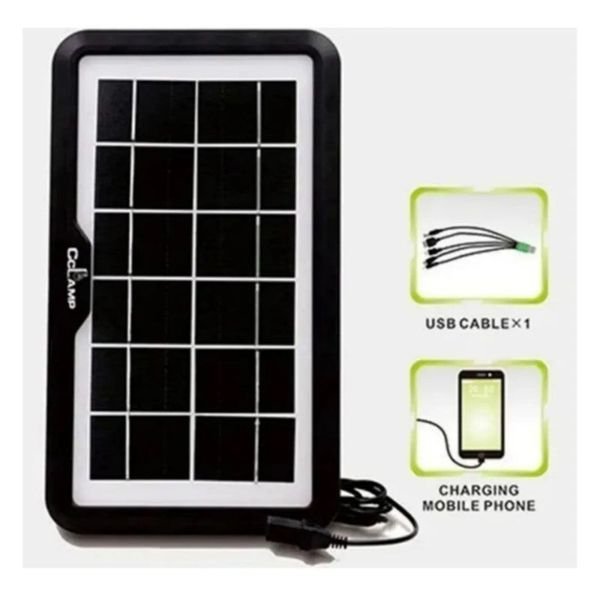 Cargador Solar Portátil 8W con USB