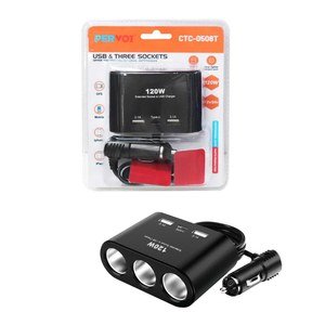 Coche encendedor coche recargable CTC-0508T 2USB