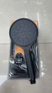Ducha negro kit 12cm