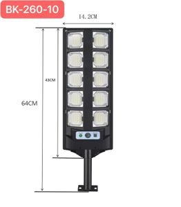 Foco solar exterior 500w