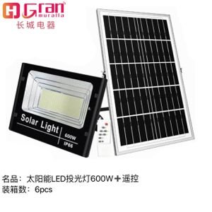 Focos solares con panel separada 600W