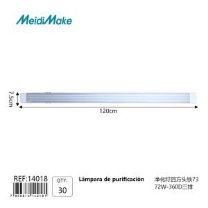 Iluminación para el hogar 73 72W-360D