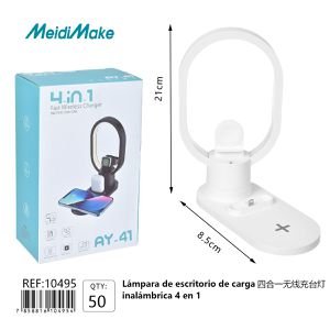 Lámpara de mesa cargador inalámbrico