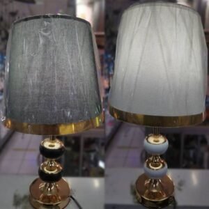Lámpara de mesa S0319, E27 blanco y negro