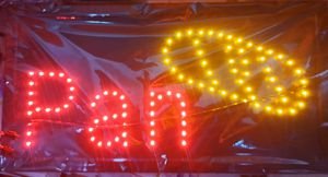 Letrero luminoso